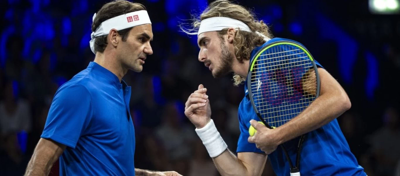 Laver Cup: Ήττα 2-1 για Τσιτσιπά-Φέντερερ στο διπλό